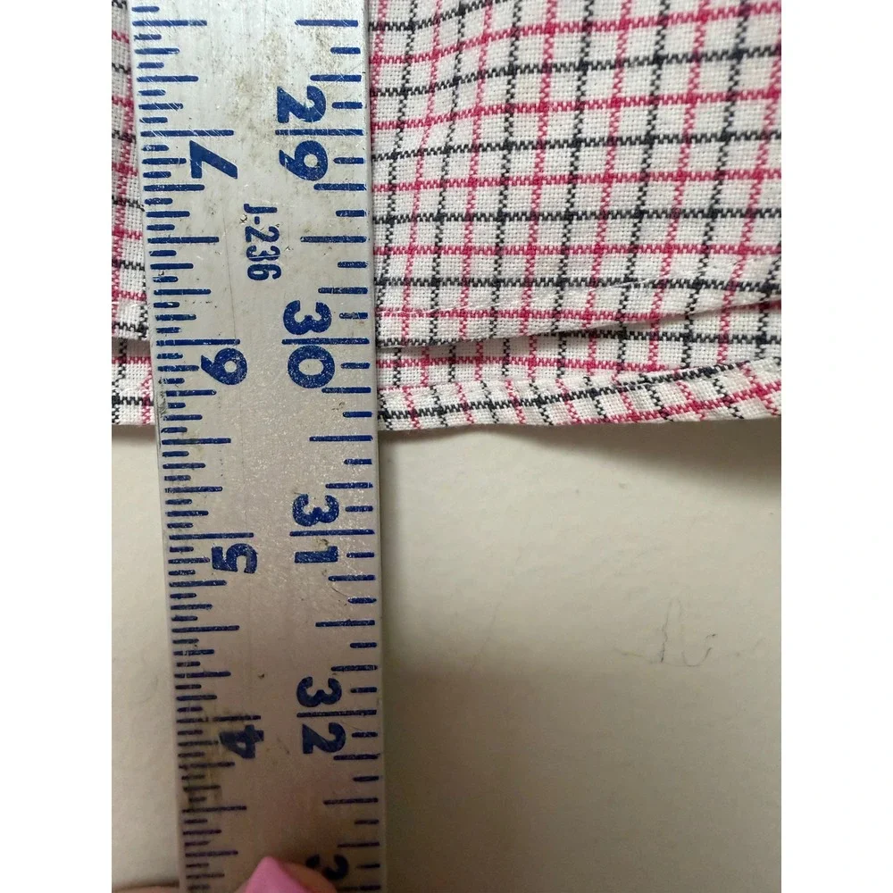 Ralph Lauren‎ Button Down Boys XL 18-20 Red White Plaid Excellent Long Sleeve